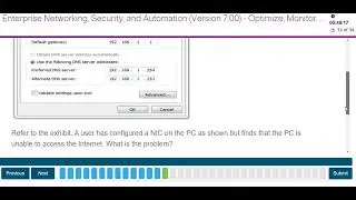 Modules 9 - 12 Optimize, Monitor, and Troubleshoot Networks Exam