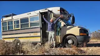 Crowd funded Skoolie build Had Every Challenge Imaginable! Fire, Cops, Venue and More!