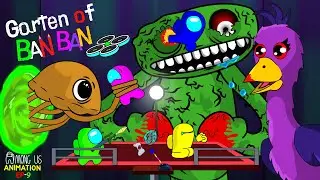 Among Us Animation Vs Garten of Banban -Chapter 1 | Among Us game Cartoon Animation Ep 9