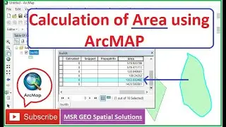 Calculation of area of polygon features using arcmap