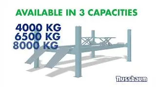 Hydraulic 4 post lift Combi Lift - Short intro