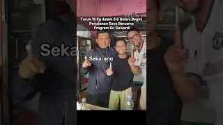 Kisah nyata turun berat badan 84 kg ke 69 kg menggunakan diet ala rasulullah SAW dengan dr.suwardi