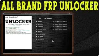 All Brand FRP Unlocker | One Click FRP Remover |