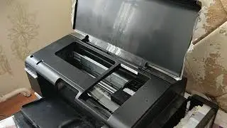 Ошибка EPSON загорелась 2 жёлтый кнопки исправляем ошибку