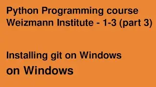 Python programming course 2024.12 - part 3