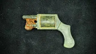 Vintage petrol lighter revolver of tsarist times.