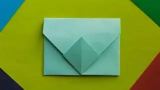 ОРИГАМИ КОНВЕРТ для ЛД, как сделать оригами конверт для личного дневника // origami envelope