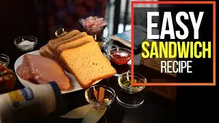 Easy Home made Sandwich recipe | Chicken Sandwich Recipe | Non veg Club Sandwich making process