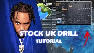 HOW I MAKE DARK UK DRILL BEATS WITH STOCK PLUGINS!! | FL STUDIO😈😰🔊