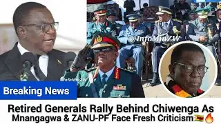 Retired Generals Rally Behind Chiwenga as Mnangagwa and ZANU-PF Face Fresh Criticism