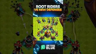 NEW SUPERCHARGED Defenses Vs ROOT RIDERs | Sneak Peek 2 Clash of Clans #coc #update #blueprintcoc