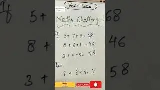 Maths Challenge | Can you solve it 
