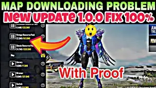 How to fix Map Not Downloading in PUBG MOBILE New Update 1.0.0 | Pubg New update map download Solve