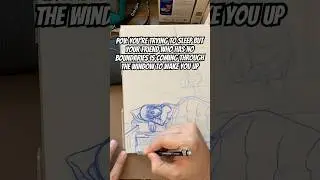 Sketching A Funny Comic Book Scene #shorts #artshorts #sketch #comicbooks #comicsketch