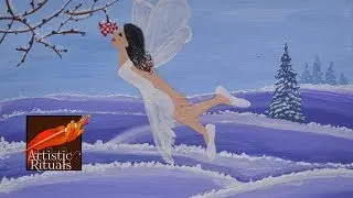 Acrylic painting for beginners/SnowFairy/Simple and Easy