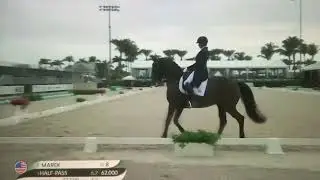Anna Marek and Firefly winners of the Grand Prix Special at Global Dressage Festival Week 1