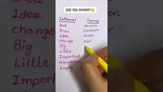 informal vs formal