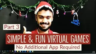 Simple Game Ideas for Virtual Meetings - PART 3 | Syllabrations | Name the Song | MC Gokul
