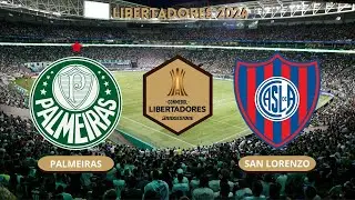 PALMEIRAS x SAN LORENZO | CONMEBOL LIBERTADORES 2024 (30-05-2024) | FASE DE GRUPOS