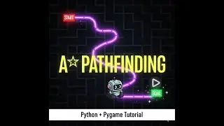 A Pathfinding Explained Visually 🎮 Find Shortest Path Like a Pro! (Python + Pygame) - A star