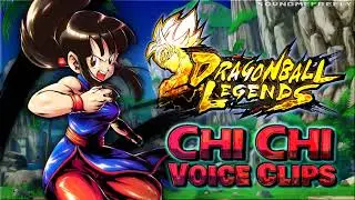 All Chi Chi Voice Clips • Dragon Ball Legends • Voice Lines (Cynthia Cranz) - ENGLISH