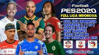 PES 2020 LIGA SHOPEE PPSSPP - 200MB SMALL SIZE