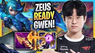 ZEUS IS READY TO PLAY GWEN! - T1 Zeus Plays Gwen TOP vs Vex! | Season 2023