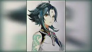 Как нарисовать Сяо. Герой игры Геншин импакт- Сяо. Гуашь