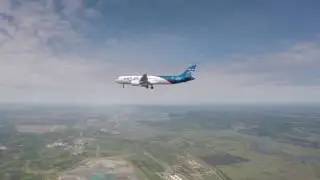 Первый полет нового пассажирского лайнера МС 21