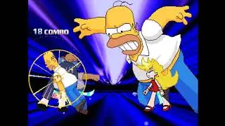MUGEN - Homer Simpson VS Panty & Stocking