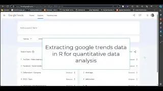 Generating quantitative data using Google Trends in R