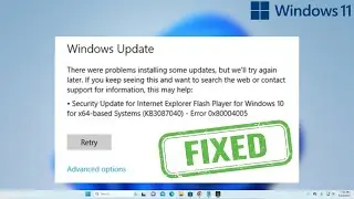 How to Fix Windows Update Error Code 0x80004005 (Quick Fix)