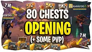 80 CHESTS OPENING, A FEW SOLO FIGHTS TO GET THEM 👑 | ALBION ONLINE 🏹 | OPEN WORLD CHESTS #3