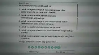 Jawaban Post Test Asesmen SD/Paket A Modul 1 Memahami Asesmen Di Platform Merdeka Mengajar (PMM)