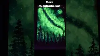 Galaxy spray paint art 