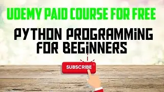 learn python programming|Udemy paid course for free| #udemy