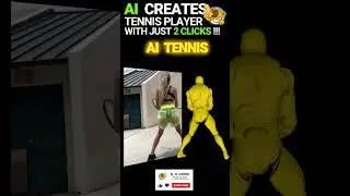 ⚡ AI Creates SEXY 🔥 Tennis Player 🎾 From Movie 🎬 in Seconds with just Two Clicks 👌
