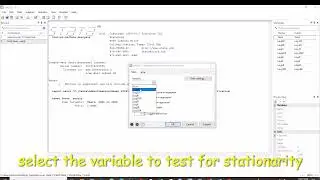 How to test stationarity for time series data using ADF method in stata