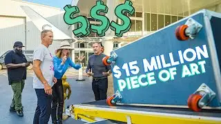 Grant Cardone Delivers $15 MILLION Booji Spaceman on his Gulfstream 650ER for Art Basel Miami