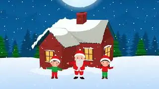 When Santa Got Stuck Up The Chimney | Sing A Long | Nursery Rhyme | Christmas Song