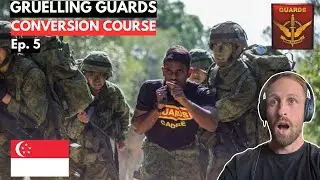Singapore Armed Forces  Gruelling Guards Conversion Course Ep  5 British Solider reacts