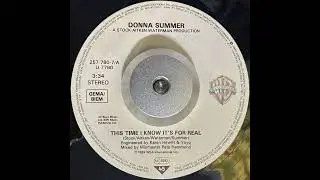 Donna Summer – This Time I Know It's For Real (1989)