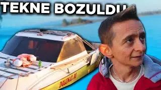 TEKNE BOZULDU ! ADADA MAHSUR KALDIK !