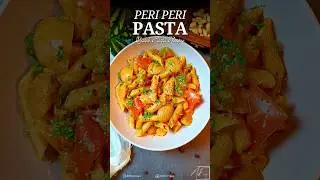 Peri Peri Pasta | Pasta in Peri Peri Sauce | Home-Made Peri Peri Masala | Desi Pasta | #shorts