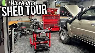 My DREAM Workshop! Full Shed Tour & Tool Walkthrough