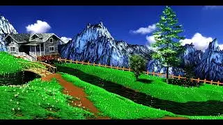 Stunning Hill Landscape Made in  BLENDER...😍😍