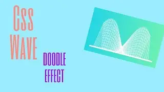 CSS Doodle For Wave Effect | Using Doodle JS