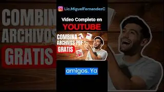Combina archivos PDF GRATIS🔥 