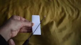 Cutting a heart template