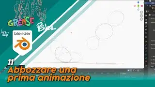 Blender 3.3 Grease Pencil - 11 - Abbozzare una prima animazione